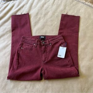 Paige Verdugo Ankle Pants with Raw Hem - New